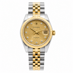 Rolex Datejust 31MM 178273 Two-Tone Jubilee Diamond Dial Watch
